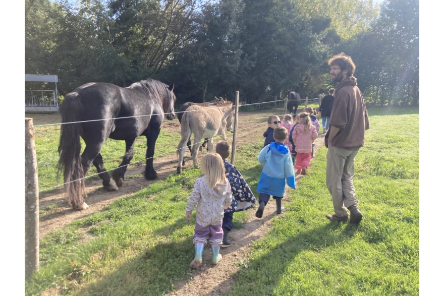 Visite à la ferme