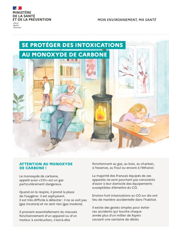 affiche prévention monoxyde de carbone