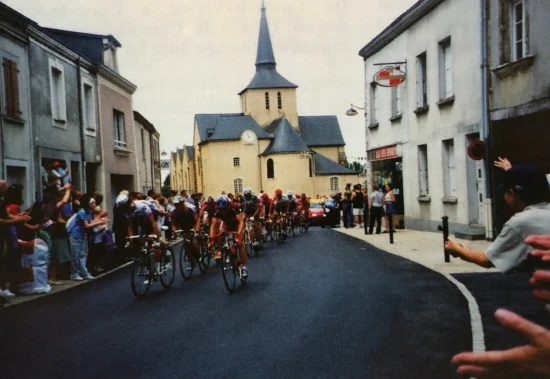 Passage du Tour de France en juillet 2000