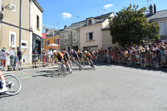 Passage du Tour de France le 12 juillet 2025