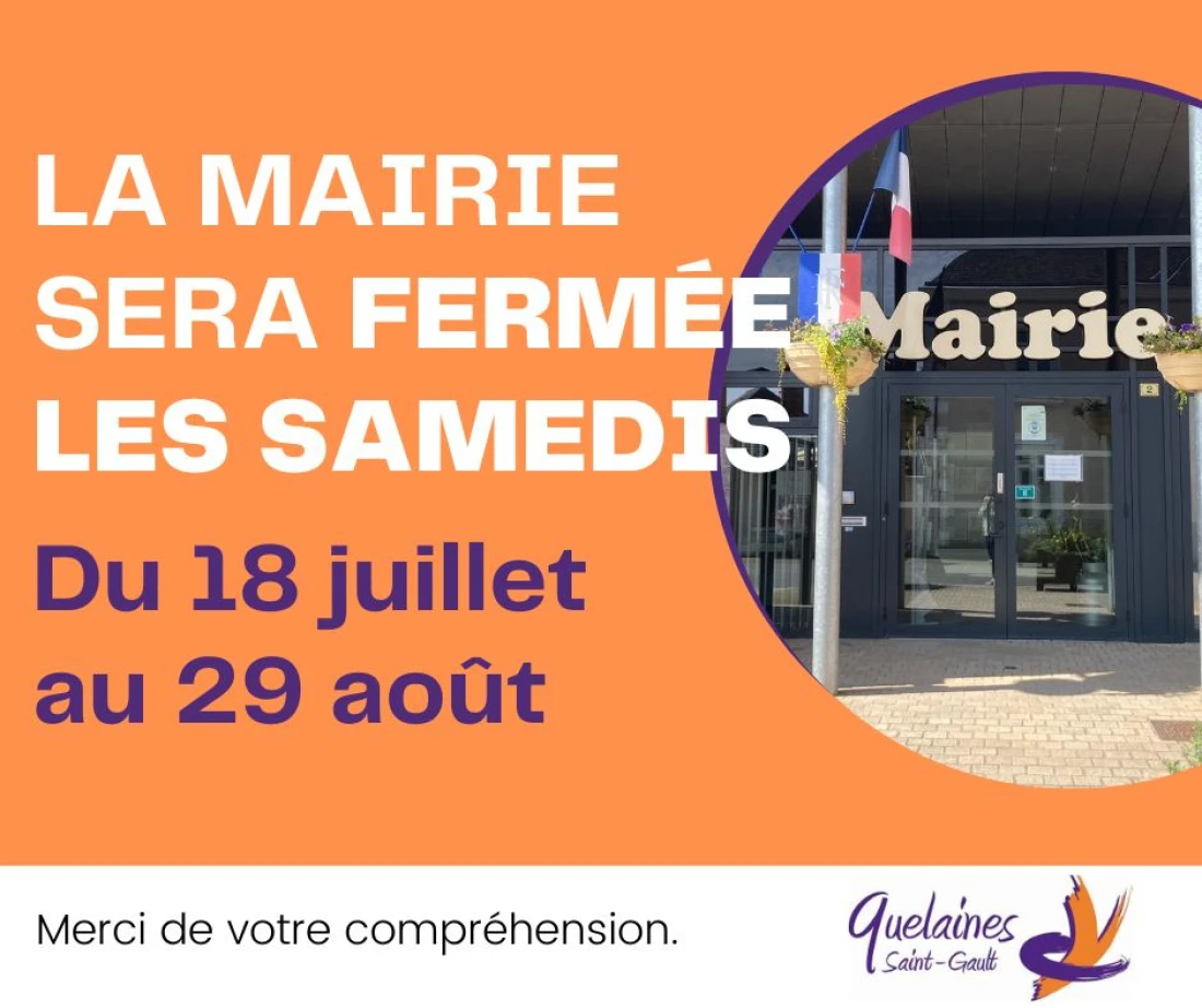 fermeture mairie