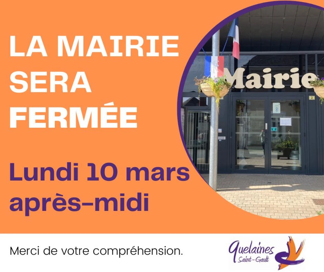 fermeture mairie 