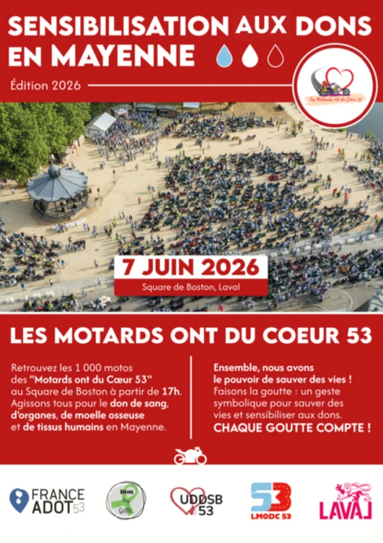 motards ont du coeur quelaines