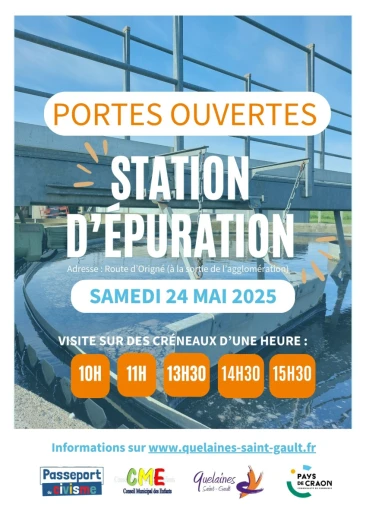 Portes ouvertes à la station d’épuration de Quelaines Saint-Gault