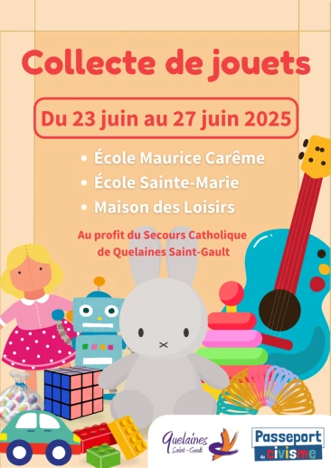 Affiche collecte de jouets