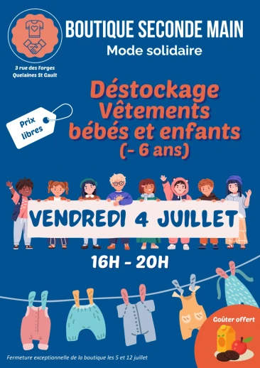 Affiche déstockage