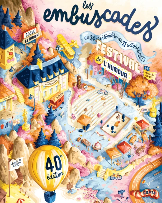 affiche officielle festival des Embuscades 2025