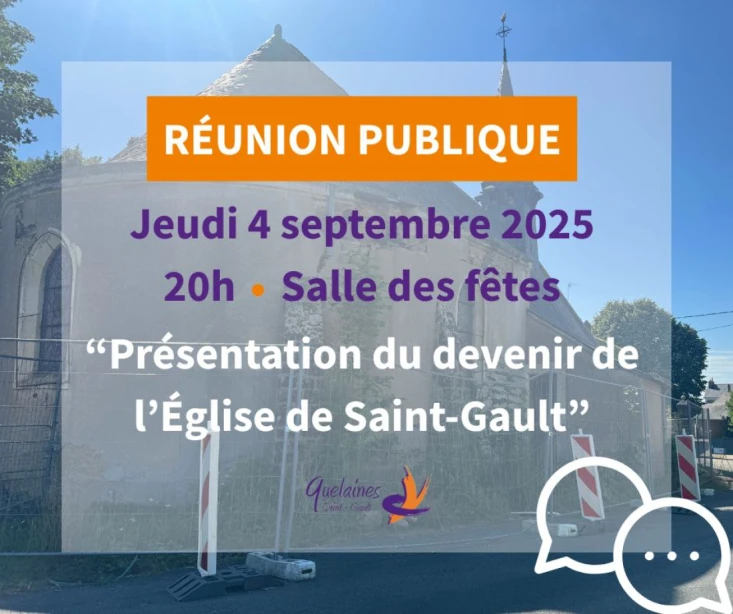 r&eacute;union publique quelaines st gault