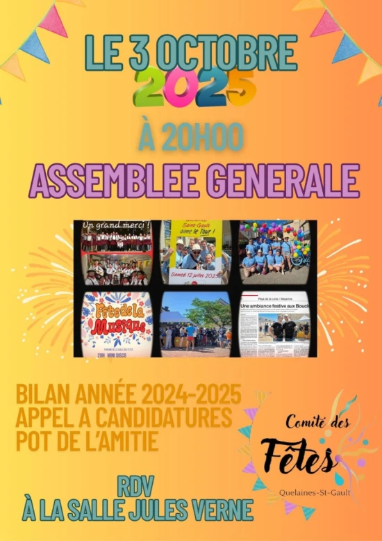 AG Comité des fêtes