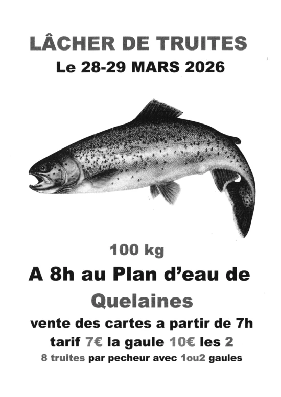 lâcher truites