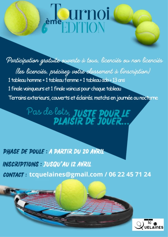 tournoi de tennis TCQ 2026