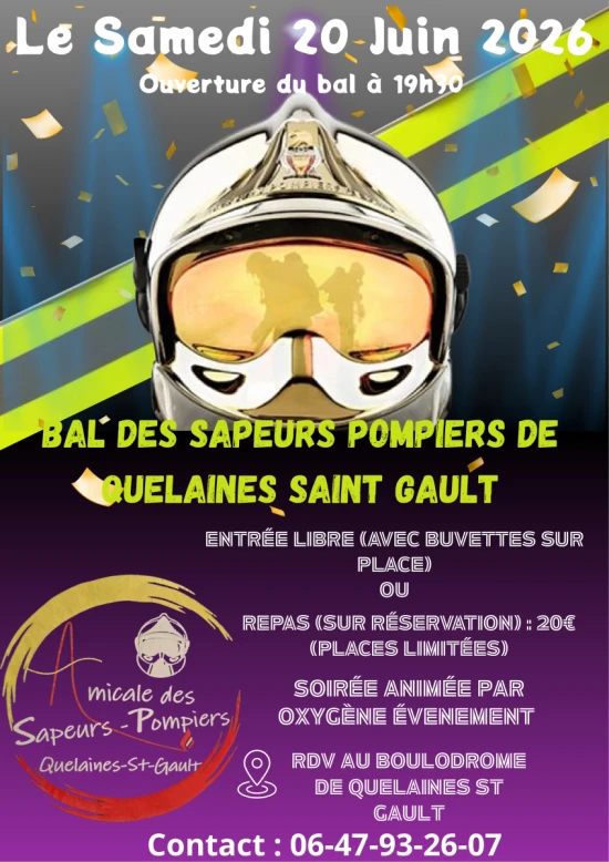 Bal des Pompiers quelaines saint gault