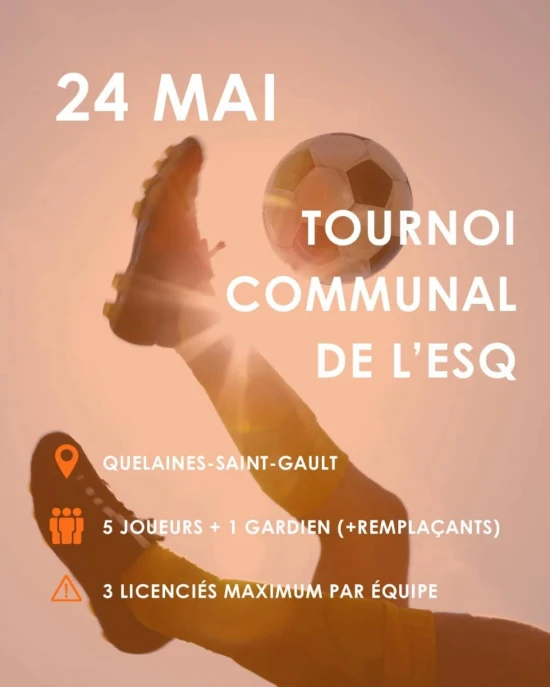 Tournoi de foot de l'ESQ 2026
